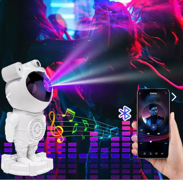 Astronauta Proyector Parlante Bluetooth