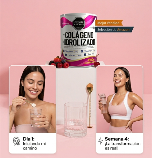 Colágeno Hidrolizado Frutos Rojos: Sabor y Juventud en Cada Cucharada